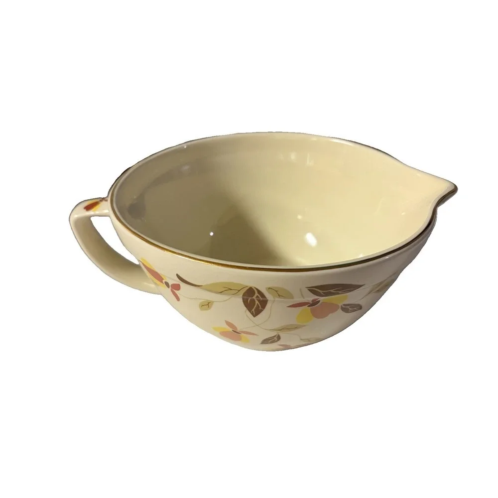 Vintage Hall China Autumn Leaf Batter Bowl China Specialties Limited Edition 9